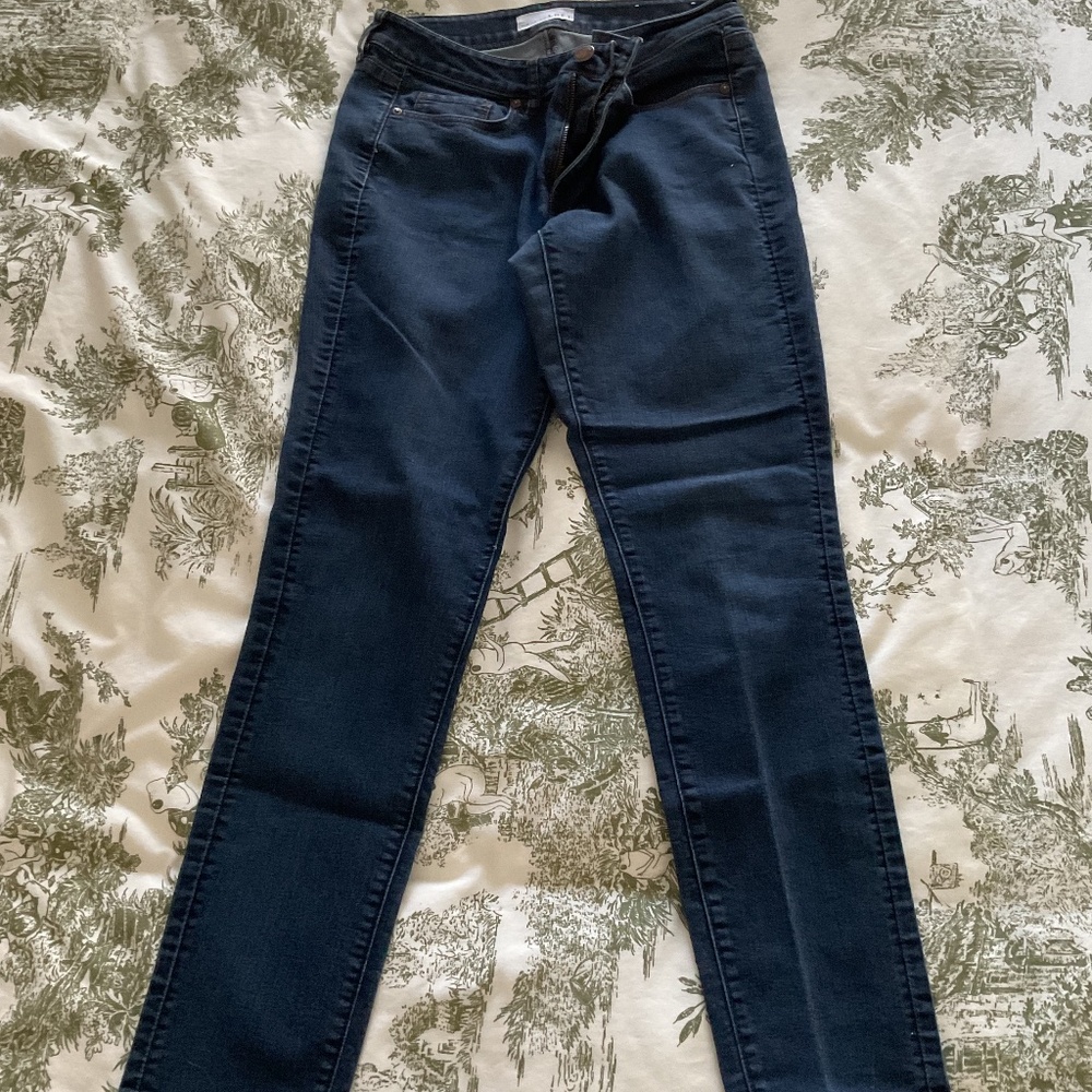 LOFT straight leg jeans, size 6